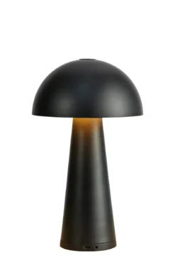 Fungi Uppladdningsbar Svamplampa Svart