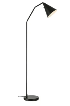 Funil Golvlampa Svart 3-stegsdimbar