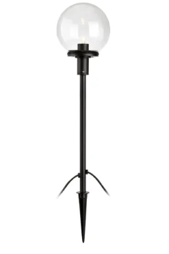 Garden 24 Pollare Svart/Glas 50 cm
