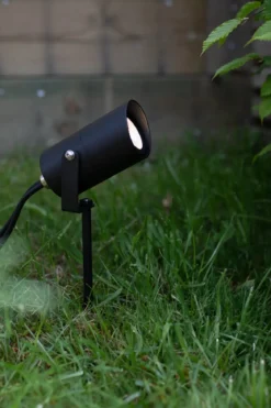 Garden 24 Spotlight Svart Cylinder 6W