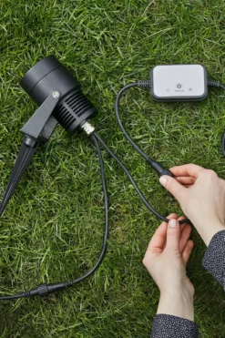 Garden 24 Spotlight Svart 3W