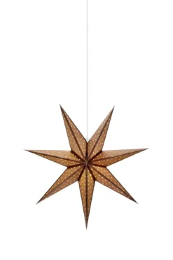 Glitter Stjärna Brons 45 cm