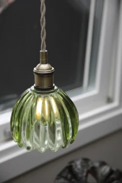 Gota Fönsterlampa Grön