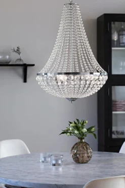 Gränsö Kristallkrona Krom 50 cm