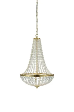Gränsö Kristallkrona Mässing 40 cm