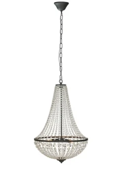 Gränsö Kristallkrona Svart 50 cm