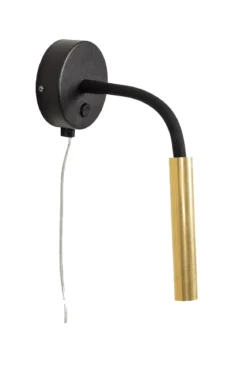 Jolie Vägglampa Svart/Mässing