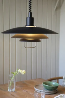 Kirkenes Hisslampa Svart