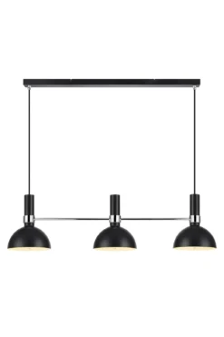 Larry Taklampa Svart/Krom Rak