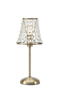 Liora Uppladdningsbar Bordslampa Mässing