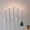 Lövåsa Träljusstake Vit