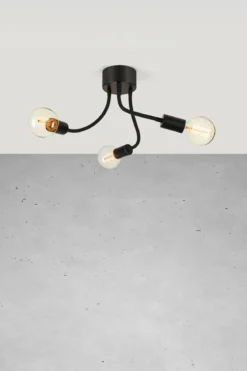 Medusa Taklampa Svart 3 Lampor