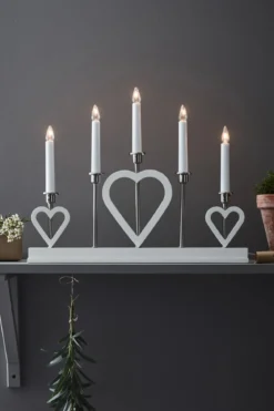 Melissa Adventsljusstake Vit