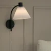 Mira Vägglampa Vit/Svart