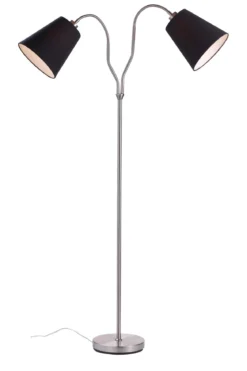 Modena Golvlampa Stål/Svart