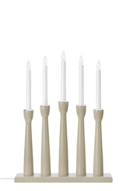 Måseskär Adventsljusstake Greige 5 ljus