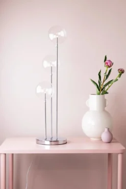 Mäster Ljusstake Krom Rund