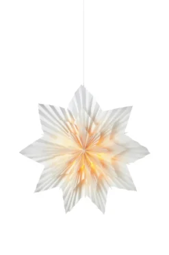 Neela Stjärna Vit 75 cm