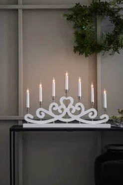 Nightfall Adventsljusstake Vit