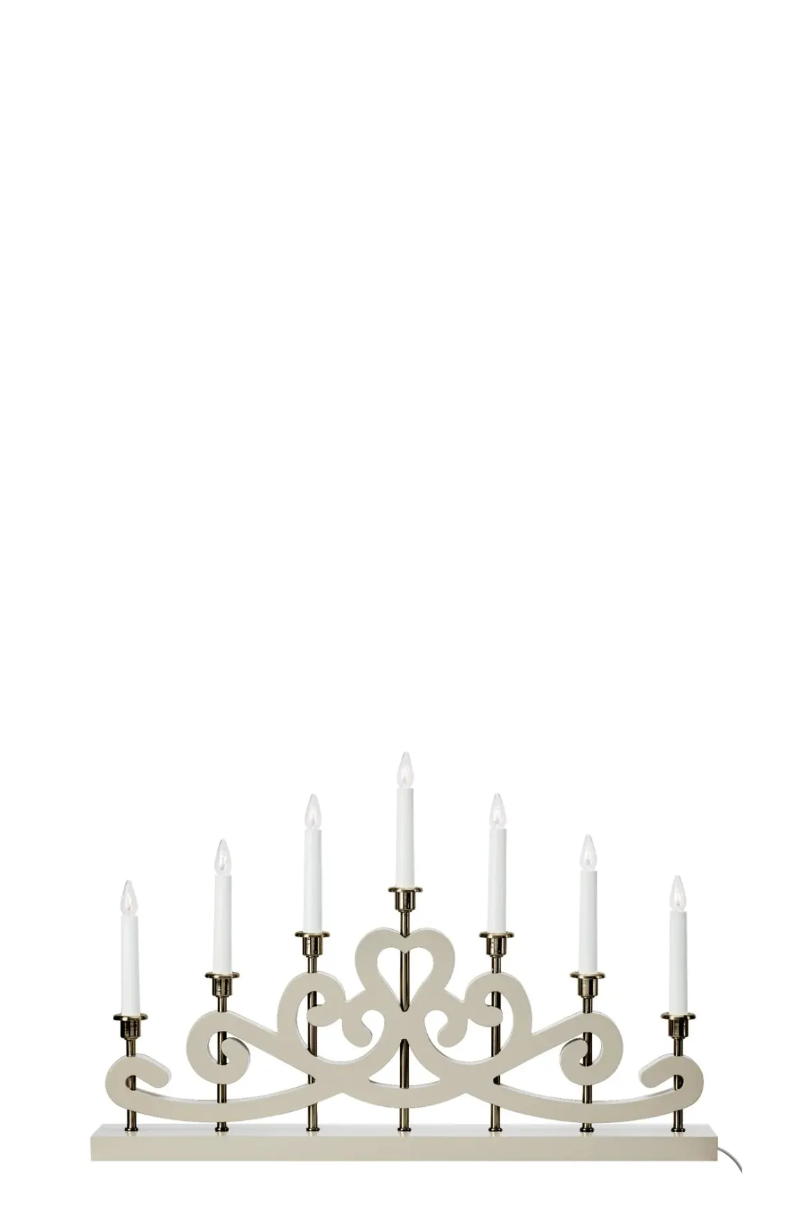 Nightfall Adventsljusstake Greige