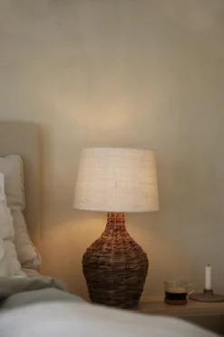 Paglia Bordslampa Vit
