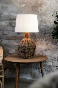 Paglia Bordslampa Vit