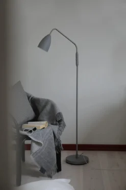 Patro Golvlampa Grå 3-stegsdimbar