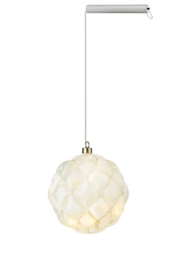 Pearl Ljuskula Vit 15 cm