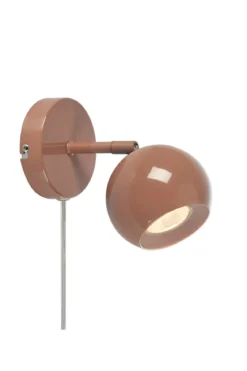 Pop Vägglampa Brun