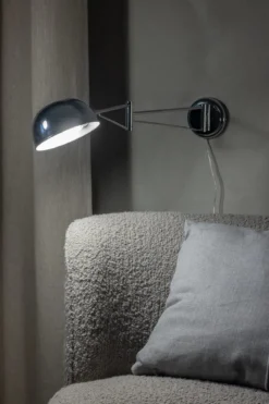 Portland Vägglampa Krom