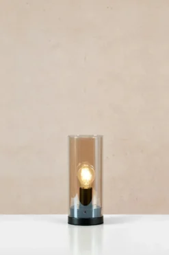 Post Bordslampa Bärnsten 29 cm
