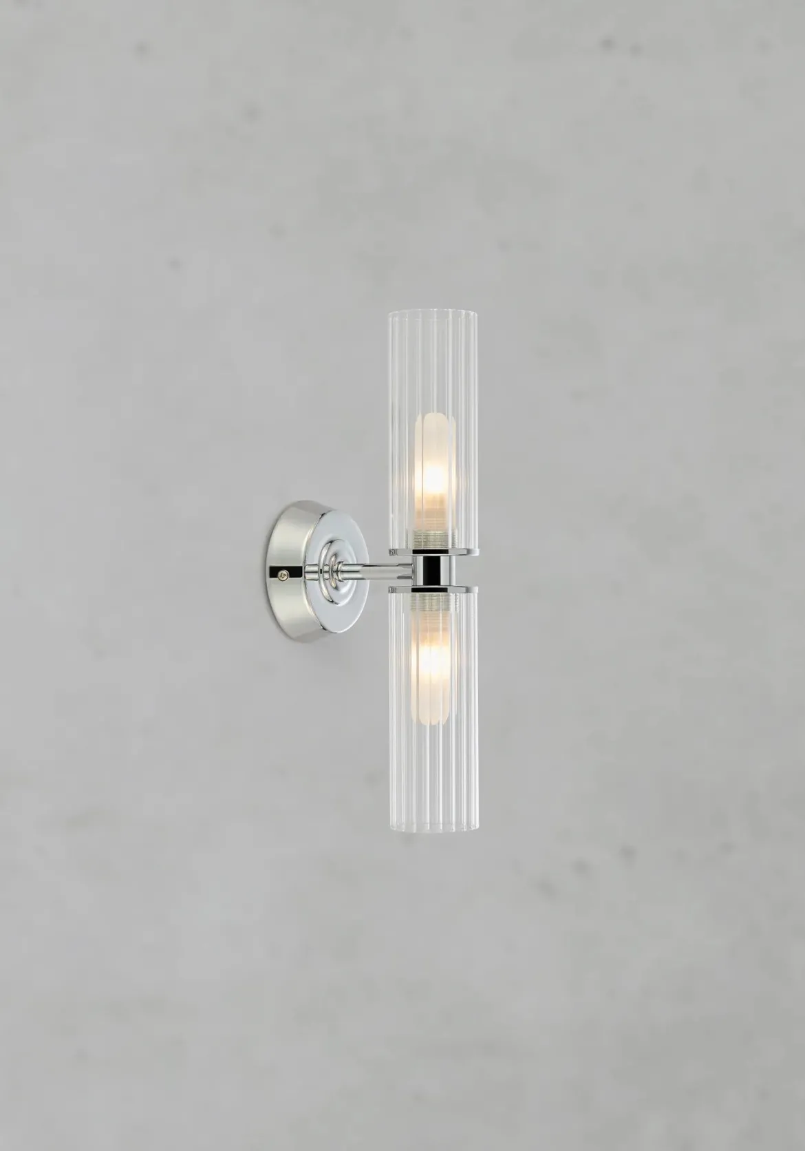 Rimini Vägglampa Krom