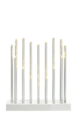 Romans Adventsljusstake Vit