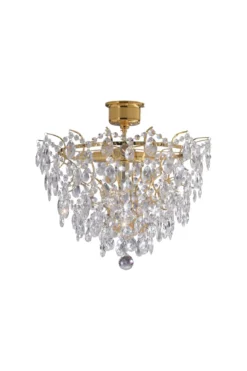 Rosendal Kristallplafond Guld 48 cm