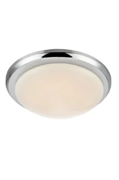 Rotor Plafond Vit/Krom 35 cm