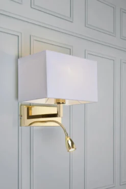 Savoy Sänglampa Mässing