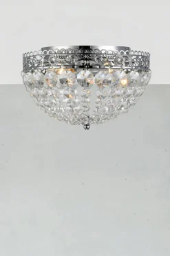 Saxholm Kristallplafond Krom