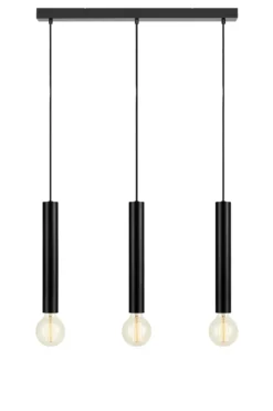Sencillo Taklampa Svart 3 Lampor