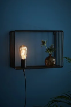 Shelf Vägglampa Svart