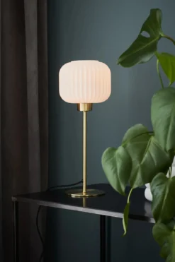 Sober Bordslampa Mässing 38 cm