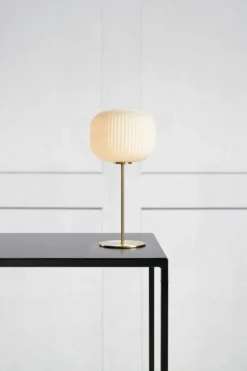 Sober Bordslampa Mässing/Vit 50 cm