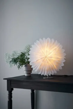 Solina Bordsstjärna Vit 60 cm