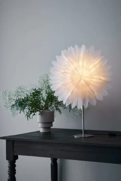 Solina Bordsstjärna Vit 45 cm