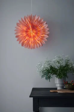 Solina Stjärna Rosa 60 cm