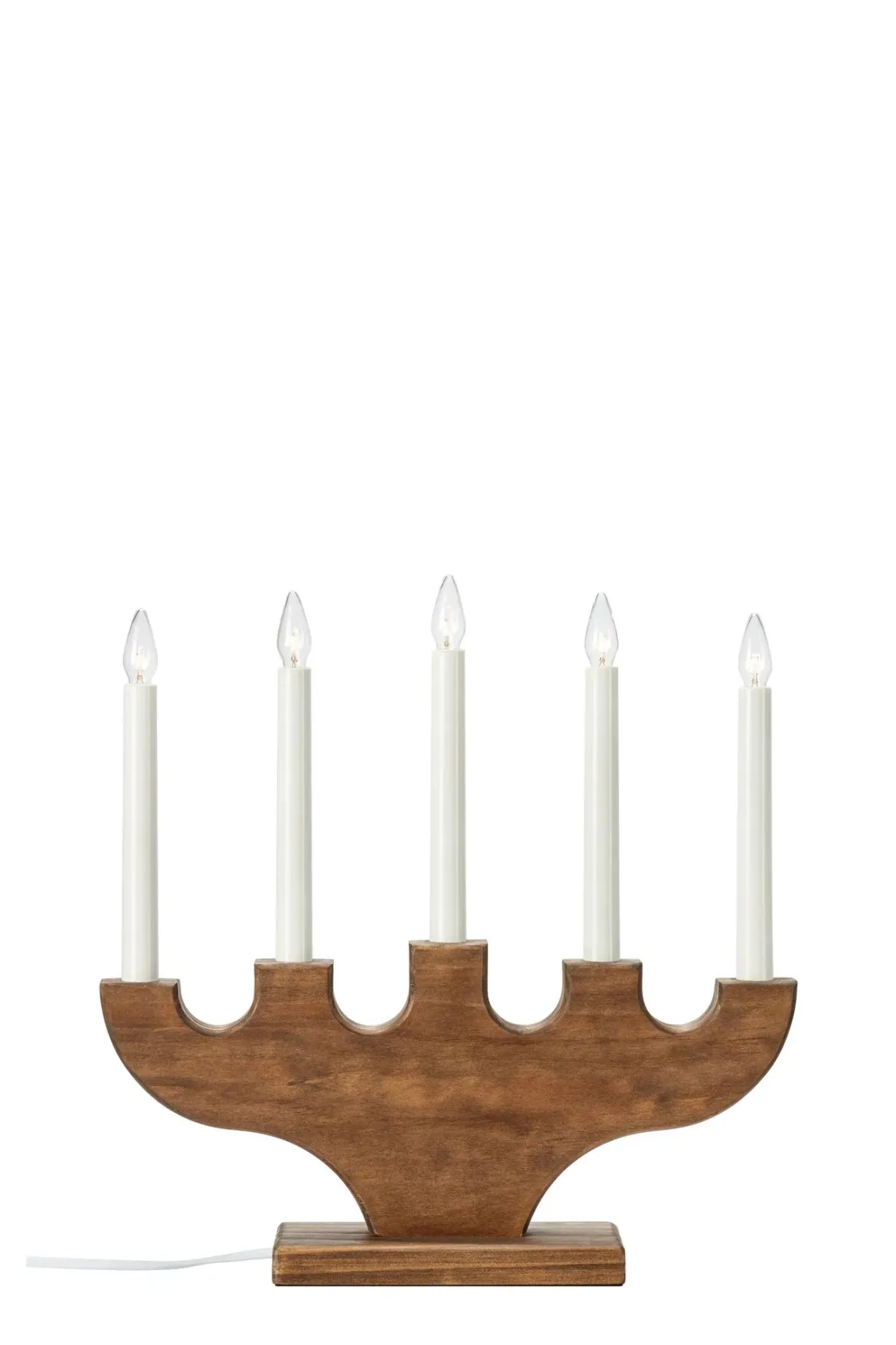 Spira Adventsljusstake Mörkbrun 35 cm