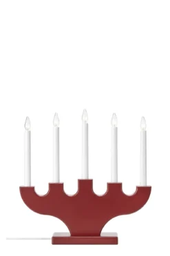 Spira Adventsljusstake Röd 35 cm