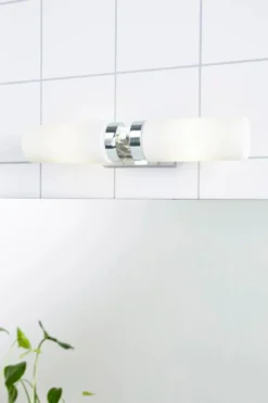 Stella Vägglampa Krom Dubbel