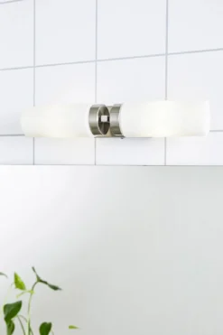 Stella Vägglampa Stål Dubbel
