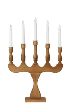 Svaneholm Adventljusstake Brun 5 Ljus