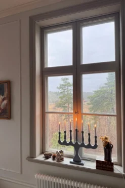 Svaneholm Adventsljusstake Grå 7 Ljus